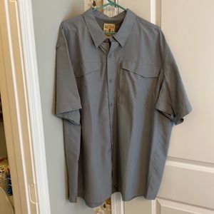 Red Head casual button down